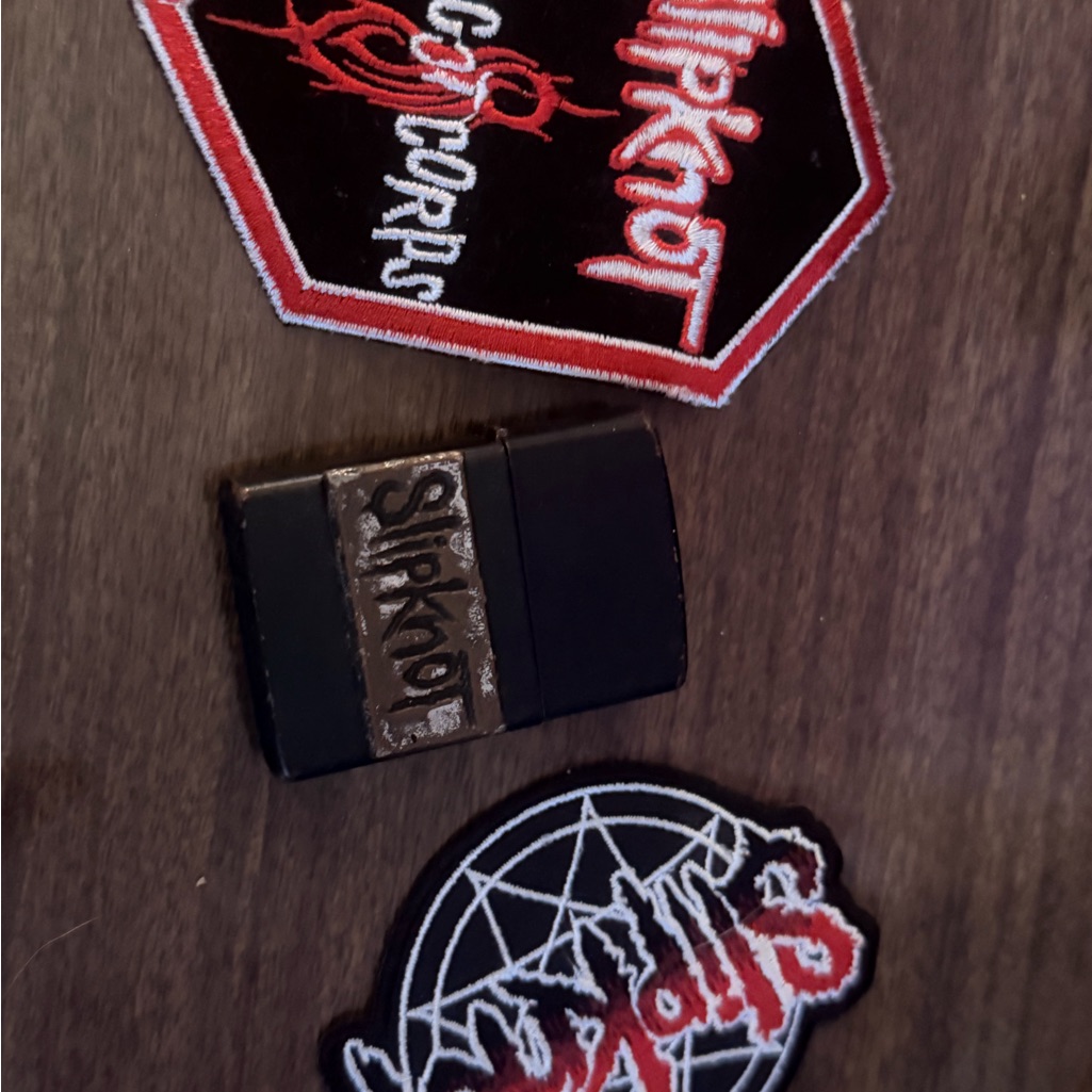 Slipknot Patches And Vintage Lighter